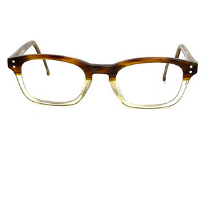 Fiction Eyeglasses Frames SKA 061-040 0909 L.A. Eyeowkrs‎ Brown Clear 20979